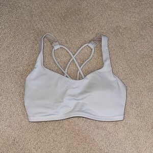 lululemon athletica Light Gray Sports Bra